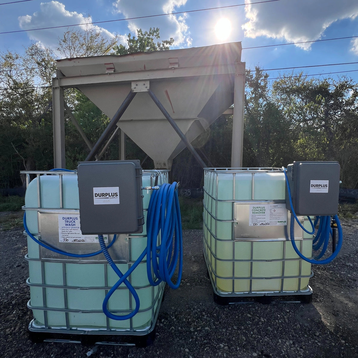 Durplus Foaming Spray System full two-tote setup